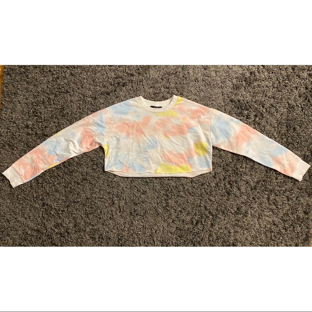 Forever 21 Crop Longsleeve (Multicolored)
